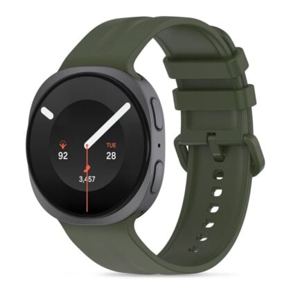 TECH-PROTECT SILICONE EVO SAMSUNG GALAXY WATCH 8 / 9 / CLASSIC (40 / 44 / 46 MM) ΠΡΑΣΙΝΟ ΣΤΡΑΤΙΩΤΙΚΟΥ ΧΡΩΜΑΤΟΣ