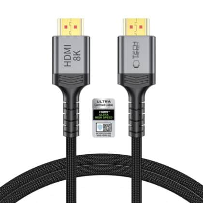 Tech-Protect UltraBoost HDMI 2.1 4K 120Hz / 8K 60Hz 100cm Μαύρο