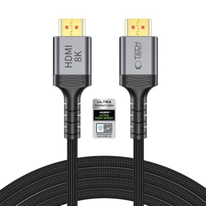 Tech-Protect UltraBoost Καλώδιο HDMI 2.1, 4K 120Hz / 8K 60Hz, 300cm, Μαύρο