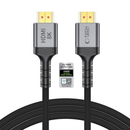 Tech-Protect UltraBoost HDMI 2.1 4K 120Hz / 8K 60Hz 200cm Μαύρο