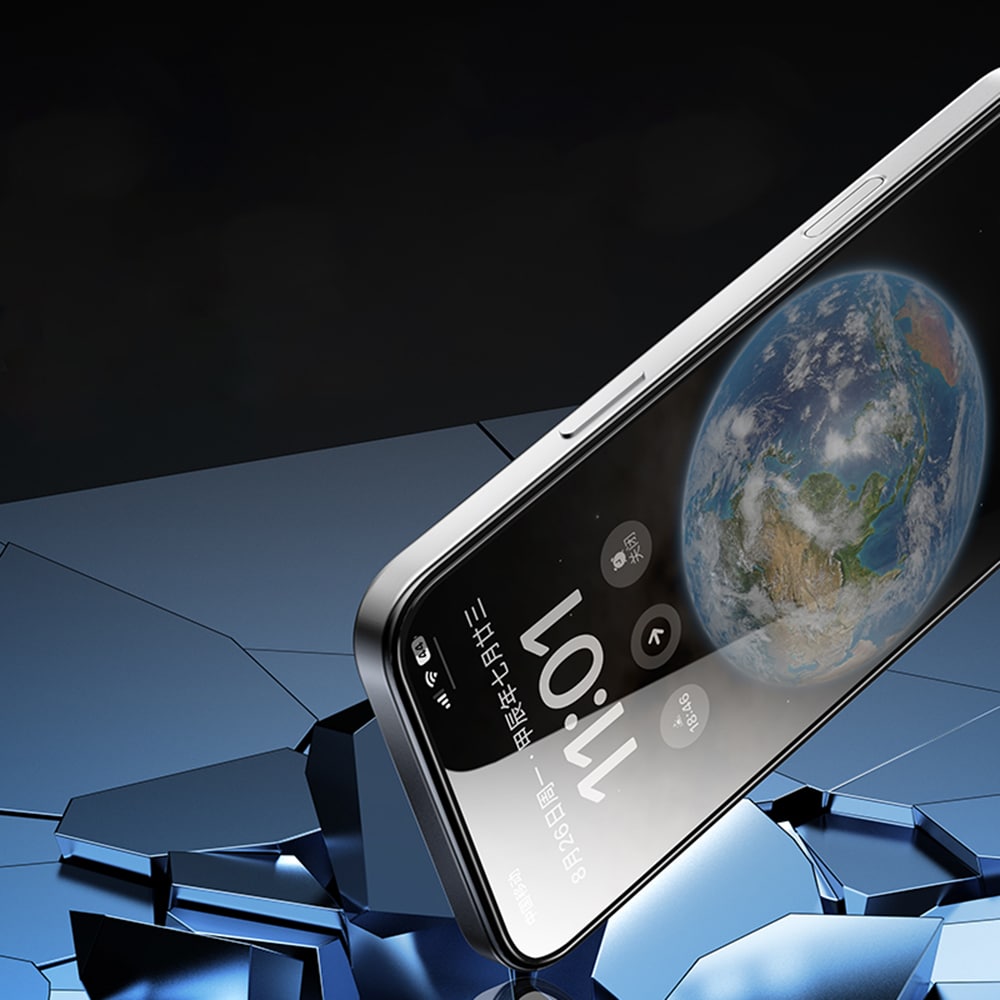 Blueo - Γυαλί 2.5D Silk HD (συσκευασία των 5) - iPhone 16 Pro Max - Μαύρο - Image 7