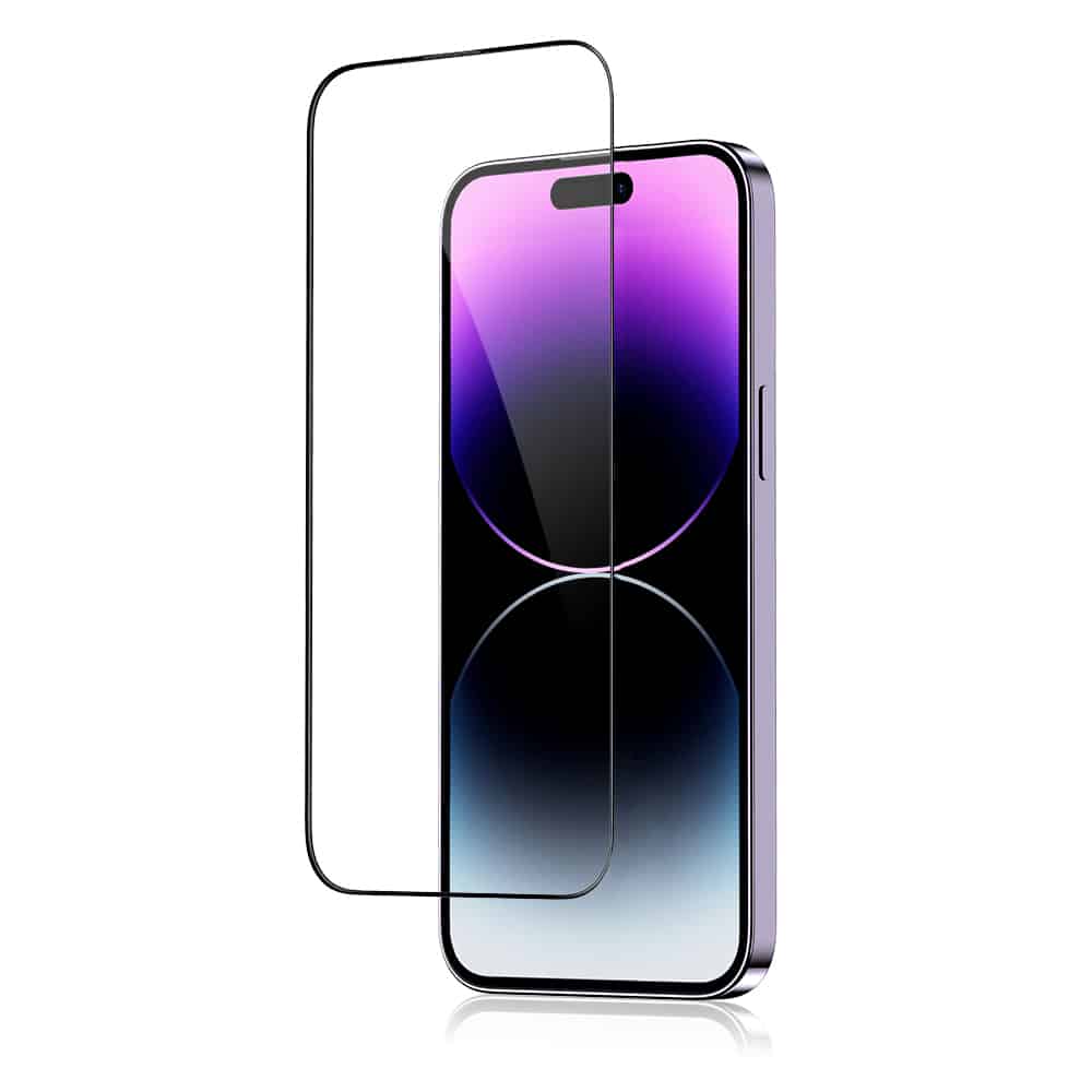 Blueo - Αντισπασμένο γυαλί - iPhone 16 Pro - Μαύρο - Image 4