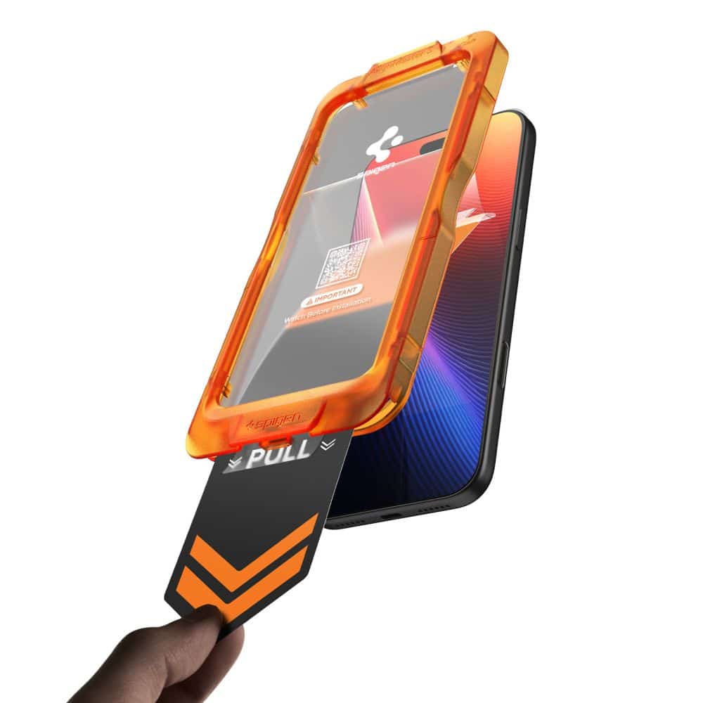 Spigen ALM Glas.Tr Slim γυαλί προστασίας οθόνης για iPhone 17 Pro 3 τεμ. - Image 3