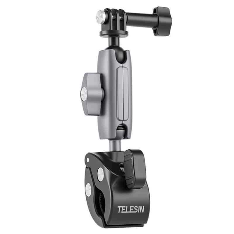TELESIN GP-HBM-001 Σφιγκτήρας Τιμονιού για Κάμερες Sport, Αλουμίνιο - Image 2