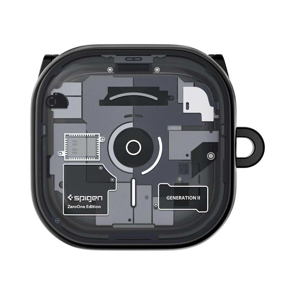 SPIGEN ULTRA HYBRID SAMSUNG GALAXY BUDS 4/4 PRO ZERO ONE ΜΑΥΡΟ - Image 3