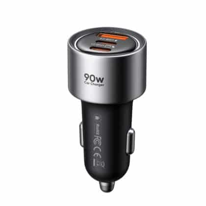 Mcdodo CC-3110 Φορτιστής Αυτοκινήτου, 2x Type-C, USB, 90W, Κράμα Αλουμινίου, Μαύρος