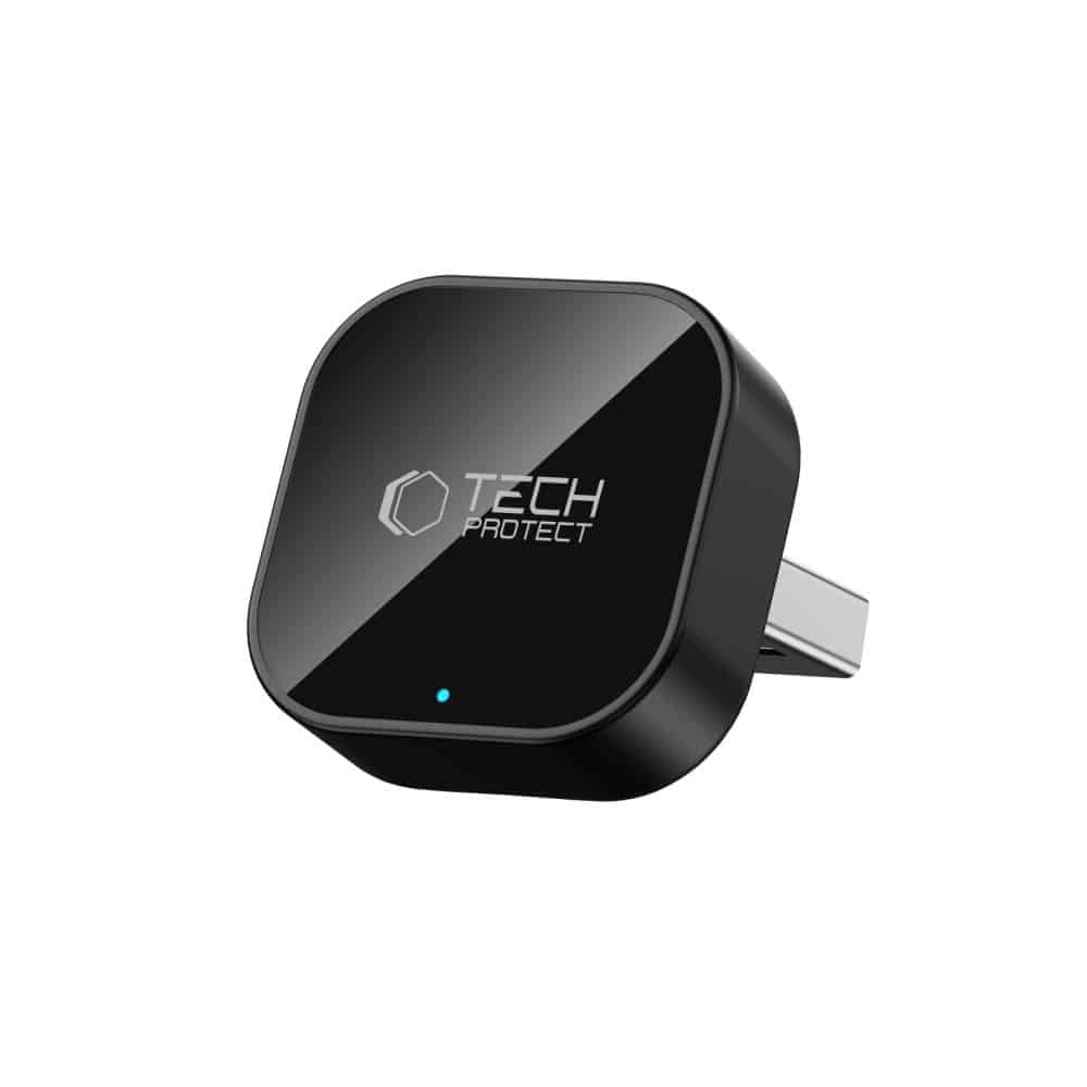 Tech-Protect Ultraboost CA01 Αντάπτορας Apple CarPlay / Android Auto USB Bluetooth 5.4, Ματ Μαύρο - Image 2