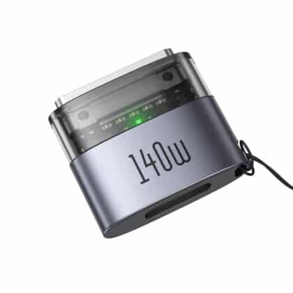 Mcdodo OT-8850 Προσαρμογέας OTG, Type-C σε MagSafe 3, 140W, Κράμα Αλουμινίου, Ένδειξη LED, Μαύρο