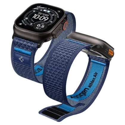Spigen - Athlex Air 2 (AMP10608) - Apple Watch 6/7/8/9/10/11/SE/SE 2/SE 3/Ultra/Ultra 2/Ultra 3 (44/45/46/49mm) - Active Navy