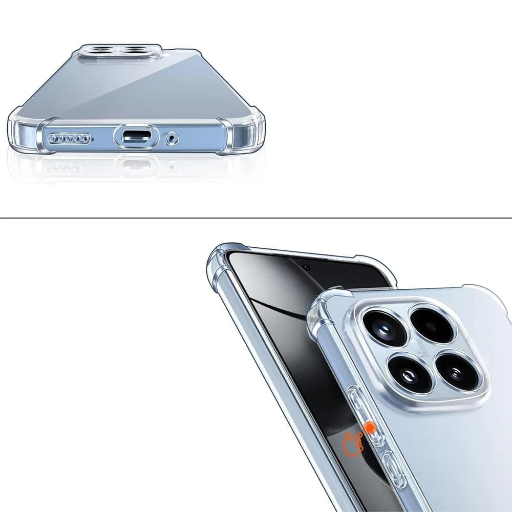 Techsuit Shockproof Clear Silicone - θήκη για Xiaomi 17 - Διάφανο - Image 4