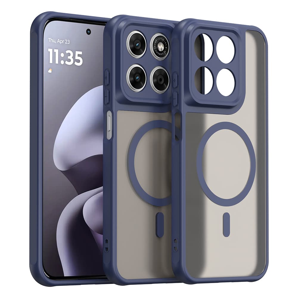 Techsuit - HaloFrost II MagSafe - Motorola Moto G87/G77/G67 - Navy Blue - Image 2