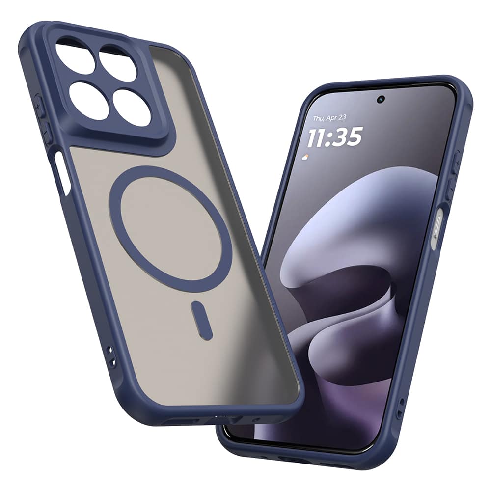 Techsuit - HaloFrost II MagSafe - Motorola Moto G87/G77/G67 - Navy Blue - Image 3