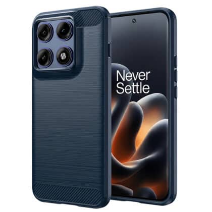 Techsuit Carbon Silicone - θήκη για Motorola Edge 70 Pro - Μπλε