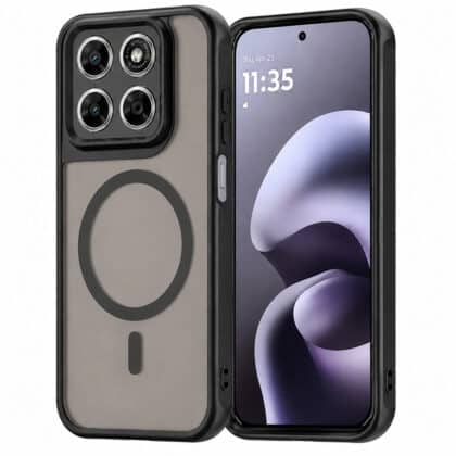 Techsuit HaloFrost II - θήκη για Motorola Moto G87 / G77 / G67 - Μαύρο