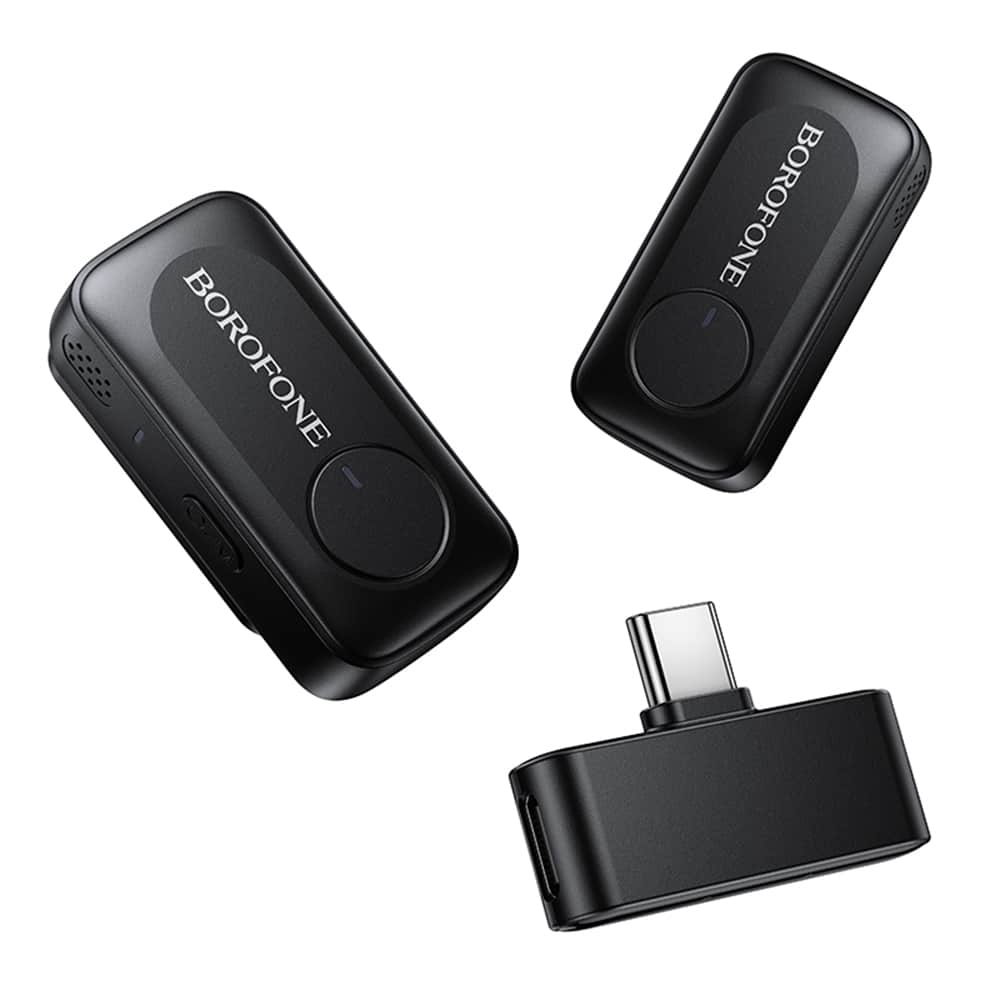 Borofone BFK17 Ασύρματο Μικρόφωνο Πέτου, USB-C, Θήκη Φόρτισης, Ακύρωση Θορύβου, Πανκατευθυντικό, Μαύρο - Image 5