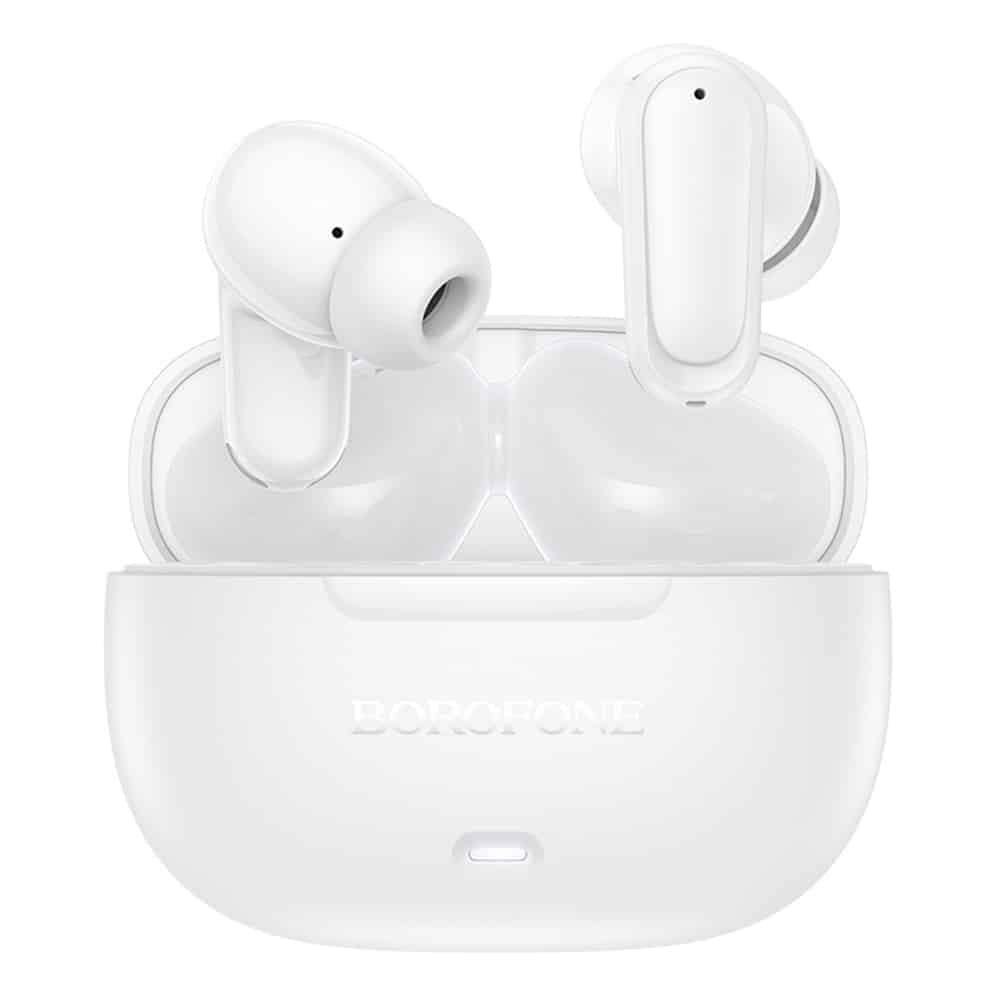 Borofone BW96 Ασύρματα Ακουστικά, Bluetooth V6.0, Ακύρωση Θορύβου ANC + ENC, Λευκό - Image 2