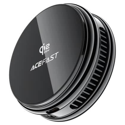 Acefast E47 Ασύρματος Φορτιστής, Πιστοποιημένος Qi2, 25W, Υποστηρίζει Φόρτιση Mag, Με Ενσωματωμένο Ψύκτη, USB-C, Μαύρος