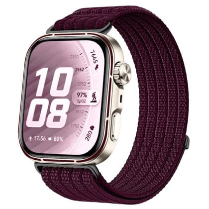 Techsuit W085 Λουράκι Ρολογιού για Huawei Watch Fit 5, Χρώμα Δαμασκηνί