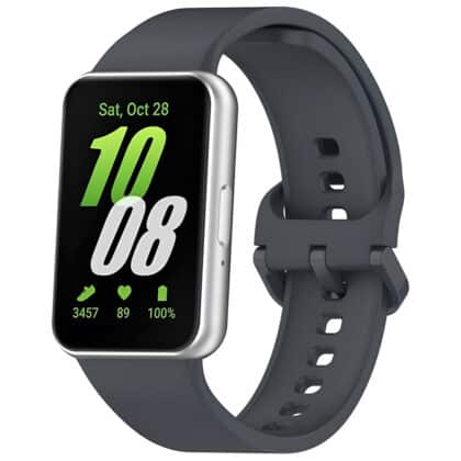 Techsuit W086 Λουράκι Ρολογιού για Samsung Galaxy Fit3, Σκούρο Γκρι