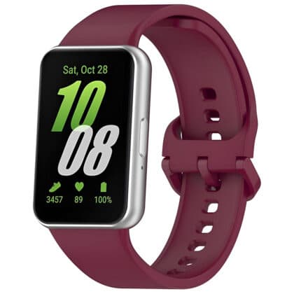 Techsuit W086 Λουράκι Ρολογιού για Samsung Galaxy Fit3, Μπορντό