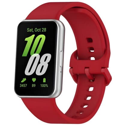 Techsuit W086 Λουράκι Ρολογιού για Samsung Galaxy Fit3, Κόκκινο