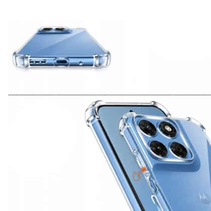 Διάφανη θήκη σιλικόνης Techsuit Shockproof Clear Silicone για Motorola Moto G87, G77 και G67