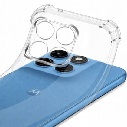 Διάφανη θήκη σιλικόνης Techsuit Shockproof Clear Silicone για Motorola Moto G87, G77 και G67