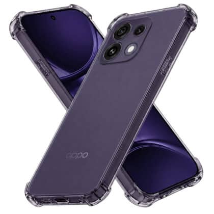 Techsuit Shockproof Clear Silicone - θήκη για Oppo Reno16 F - Διάφανο