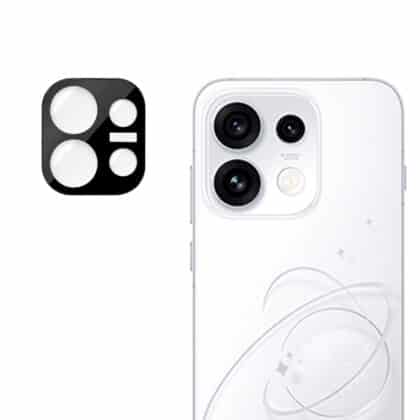 Techsuit Πλήρες Γυαλί Κάμερας Oppo Reno16 Pro, Μαύρο
