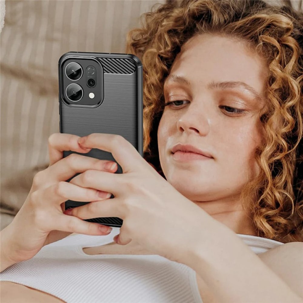 Techsuit - Σιλικόνη άνθρακα - Oppo Reno16 / Reno16 Pro - Μαύρο - Image 4