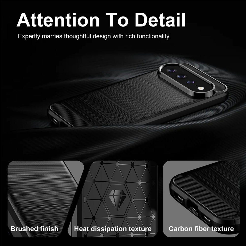 Techsuit - Σιλικόνη άνθρακα - Google Pixel 11 / Pixel 11 Pro - Μαύρο - Image 2