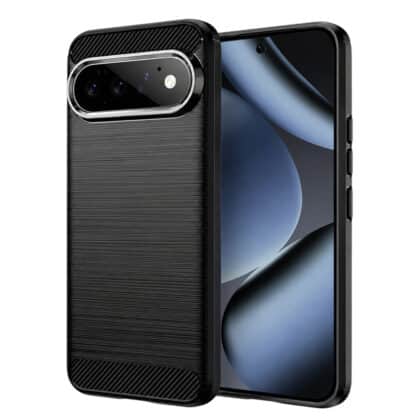 Techsuit Carbon Silicone - θήκη για Google Pixel 11 Pro - Μαύρο