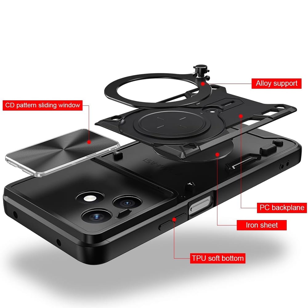 Techsuit - CamGuard Pro - Honor X8d - Μαύρο - Image 2