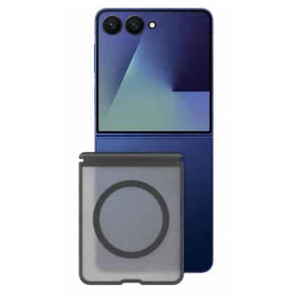 Blueo - Φιλικό προς το δέρμα, αντιθαμβωτικό MagSafe με αντιπτώσεις - Samsung Galaxy Z Flip8 - Μαύρο