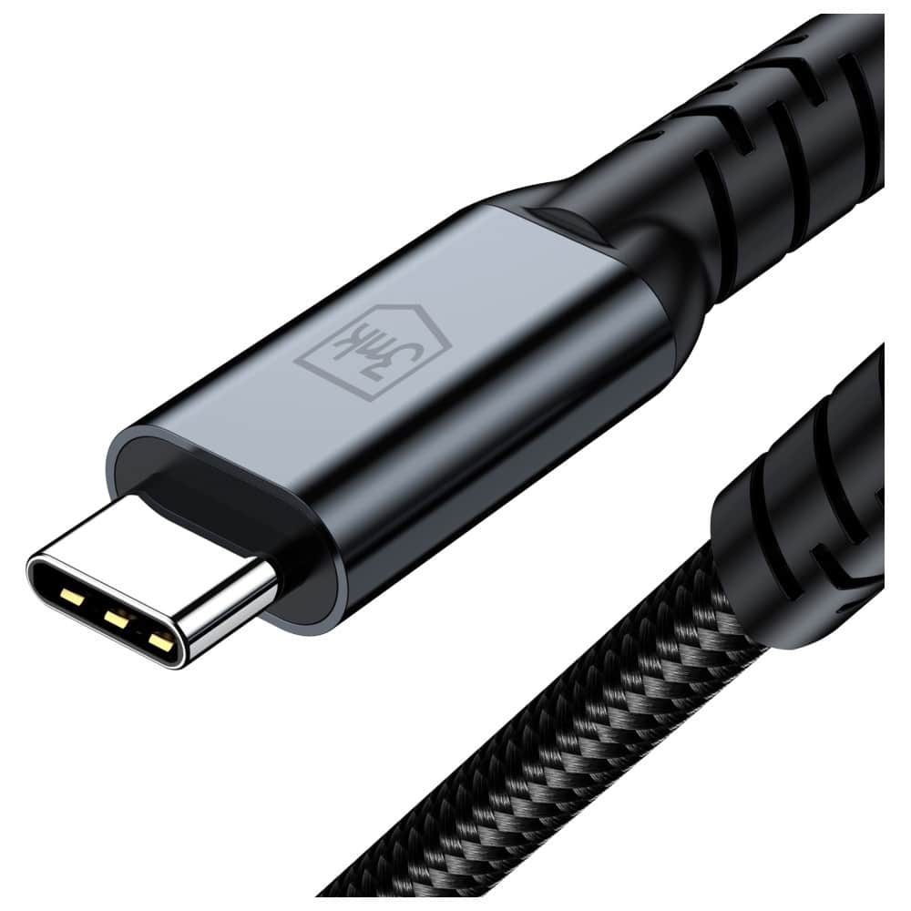 Καλώδιο 3MK Hyper Cable N-SERIES USB-C Thunderbolt 4 1m 48V/5A 40Gb/s 240W 8K60Hz μαύρο - Image 4