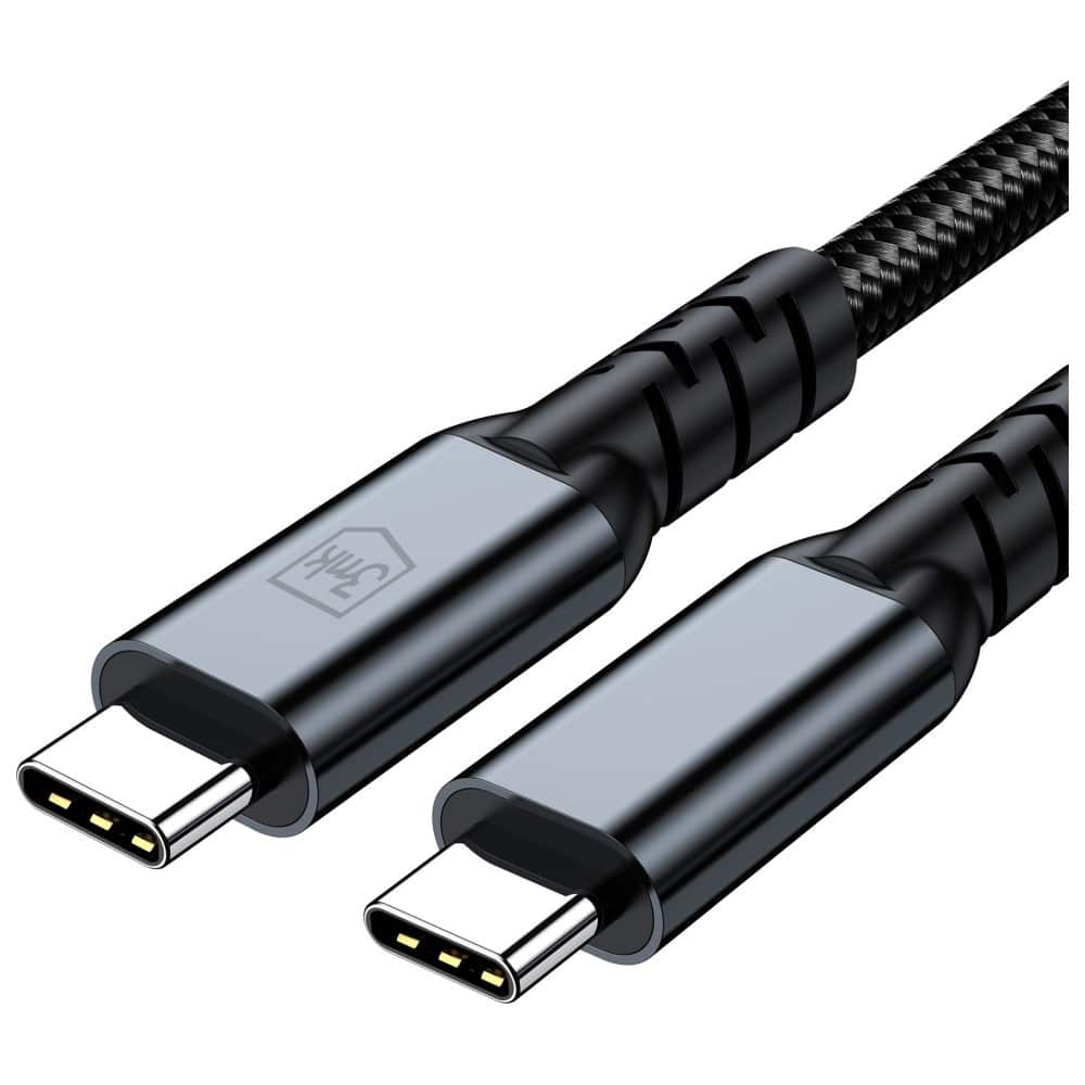 Καλώδιο 3MK Hyper Cable N-SERIES USB-C Thunderbolt 4 1m 48V/5A 40Gb/s 240W 8K60Hz μαύρο - Image 7