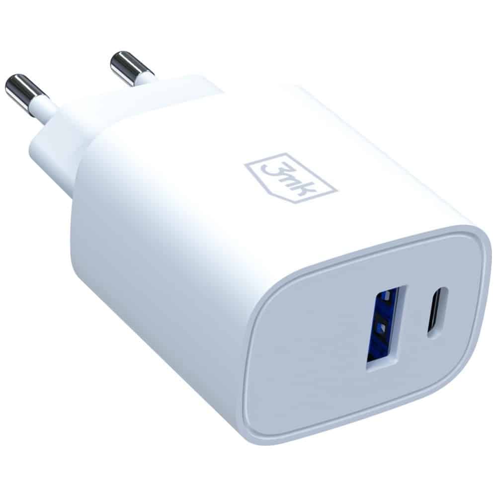 Φορτιστής τοίχου 3MK FlowPower USB-A + USB-C 30W PD 3.0 QC4+, λευκό - Image 6