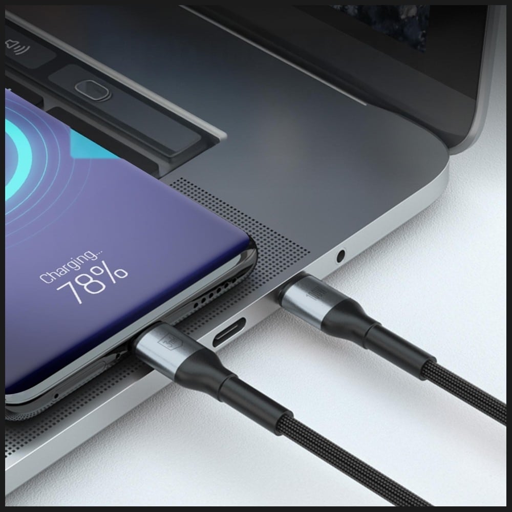 Καλώδιο 3MK Hyper N-SERIES Καλώδιο USB-C σε USB-C 3m 20V/5A 100W Μαύρο** - Image 5