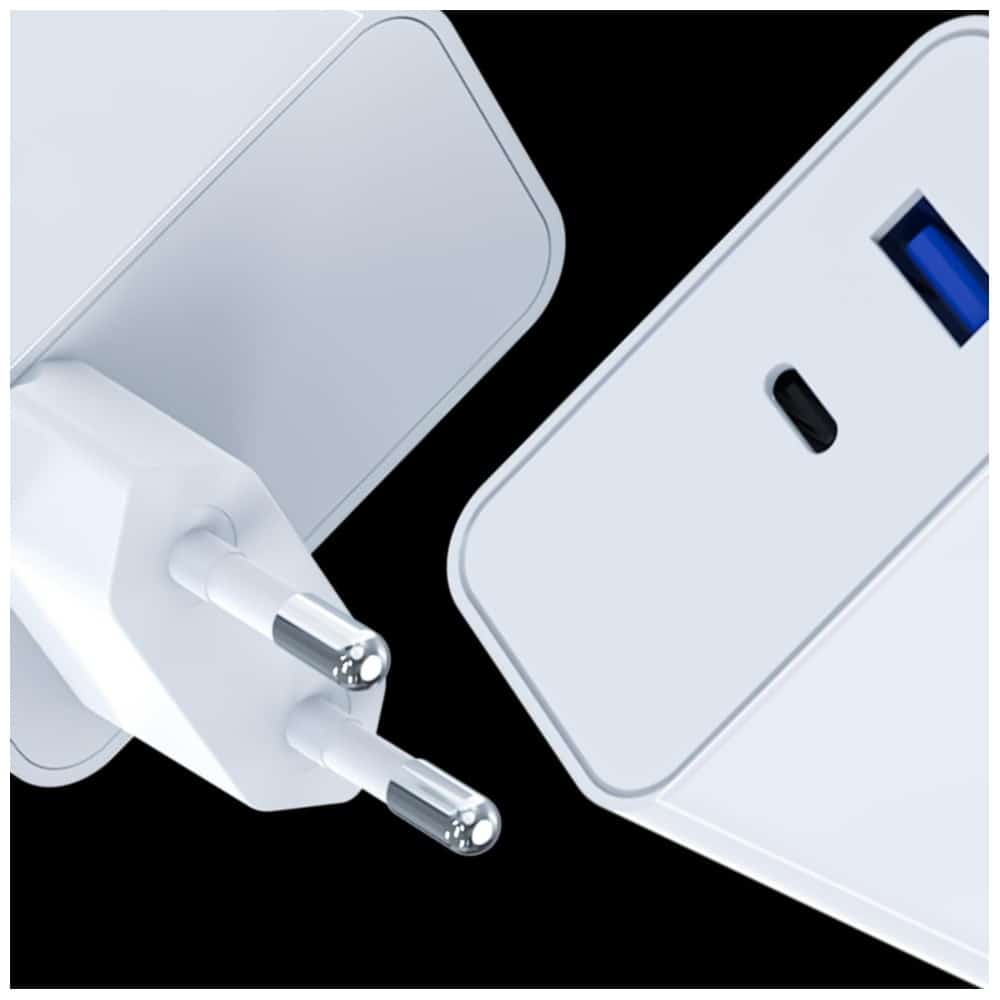 Φορτιστής τοίχου 3MK FlowPower USB-A + USB-C 45W PD 3.0 QC4+ λευκό - Image 5