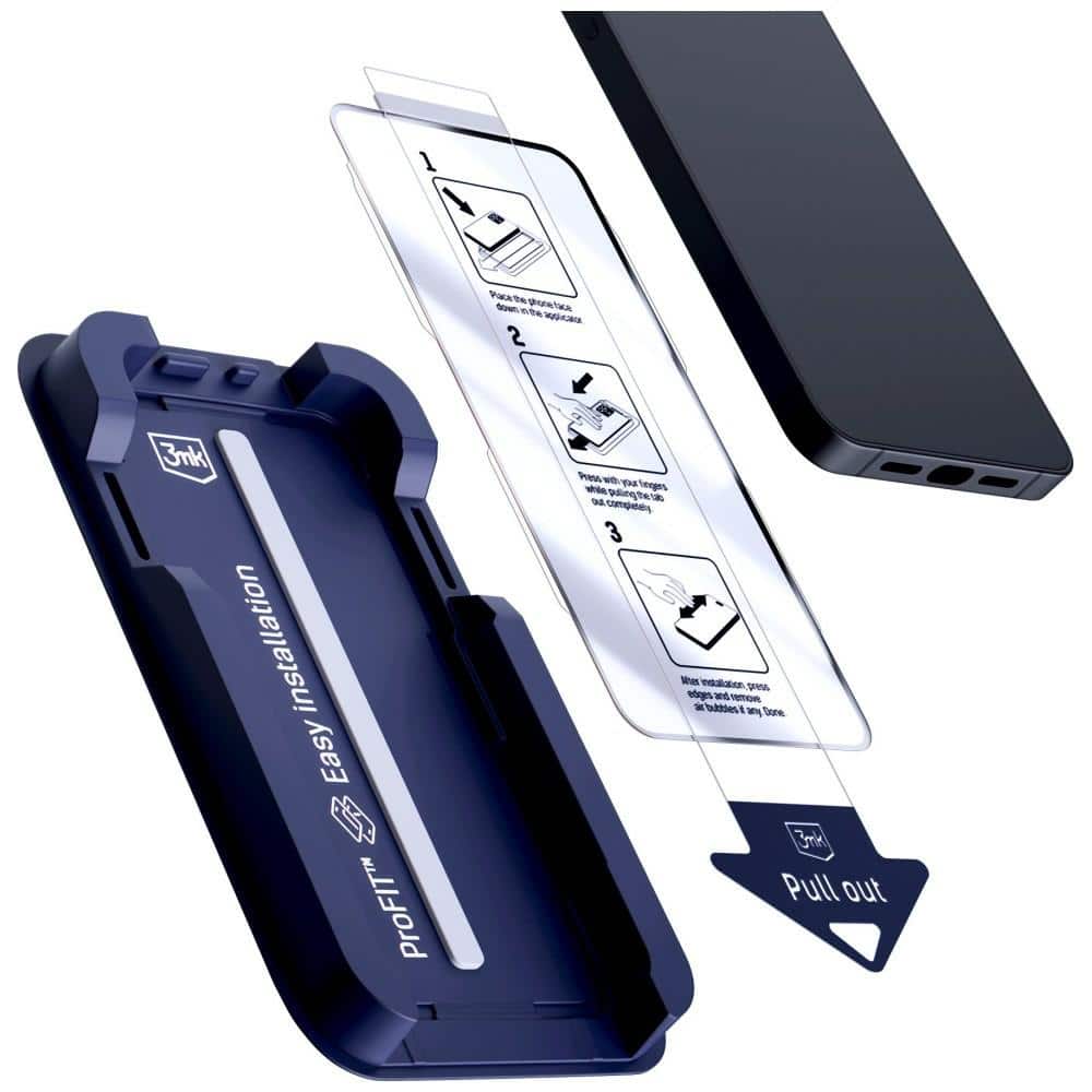 3MK HardGlass Max Σκληρυμένο Γυαλί με Εφαρμοστή για Apple iPhone 16 Pro / 17 Μαύρο - Image 12