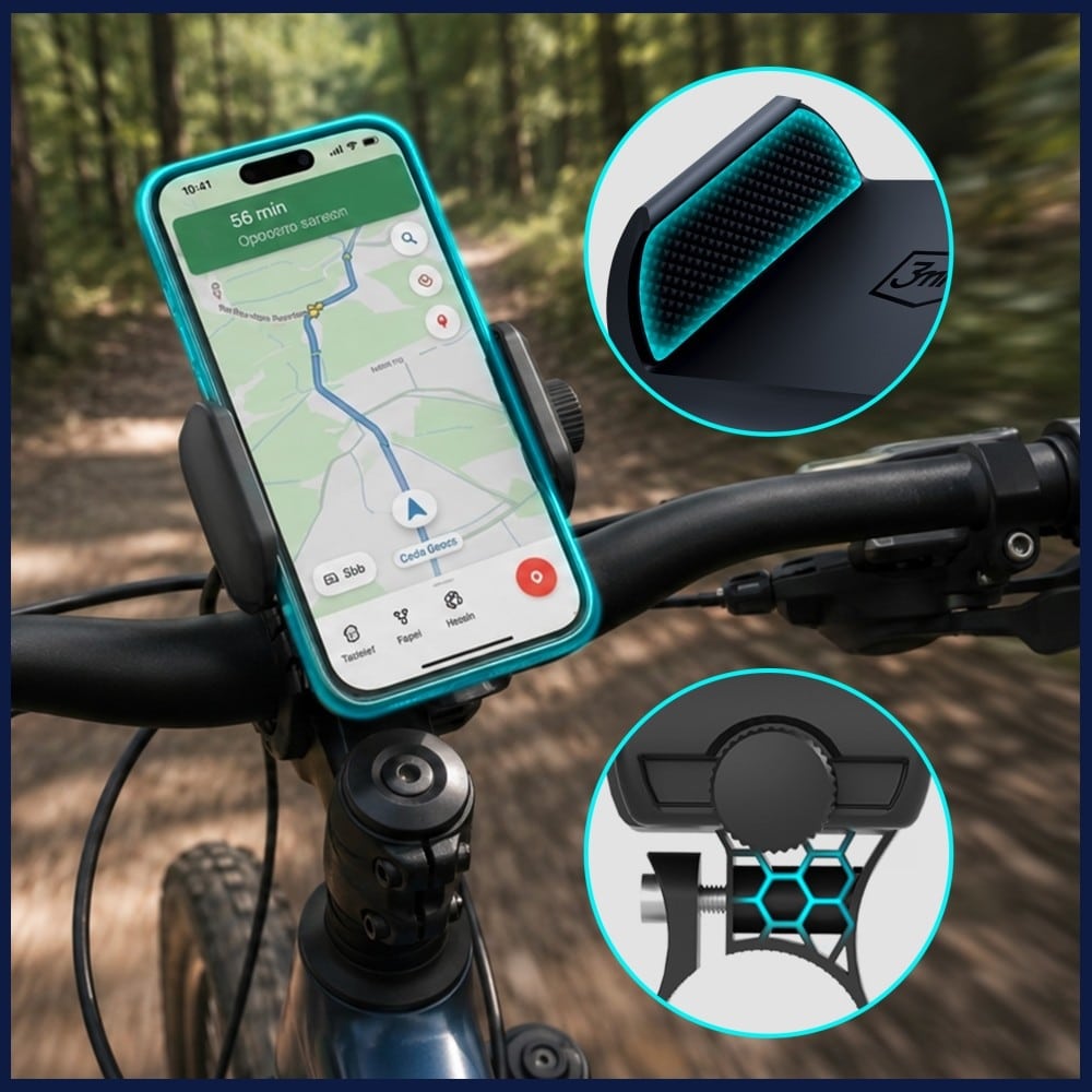 Βάση τηλεφώνου ποδηλάτου γενικής χρήσης 3MK BikeGrip - Image 5