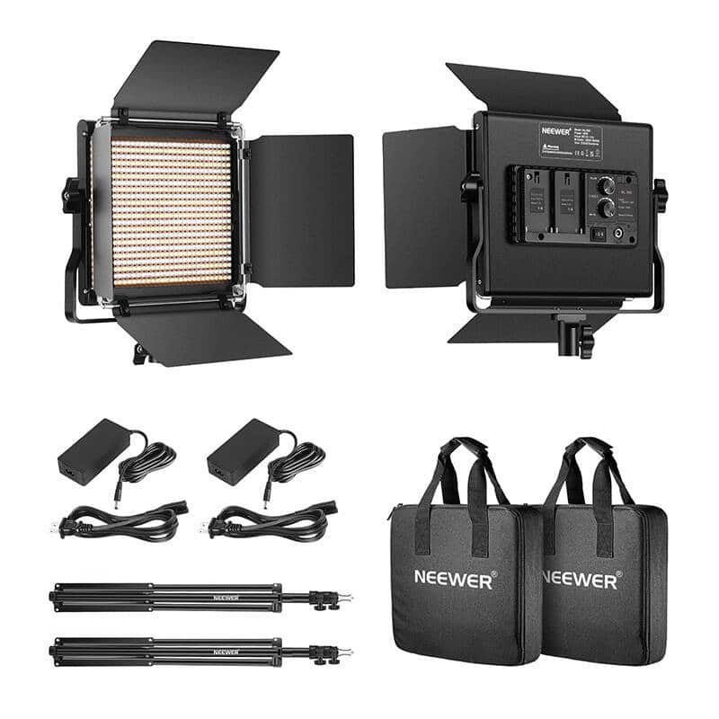 Neewer 660 Bi Color LED Κιτ, Δύο Λάμπες 40W 3200-5600K - Image 2