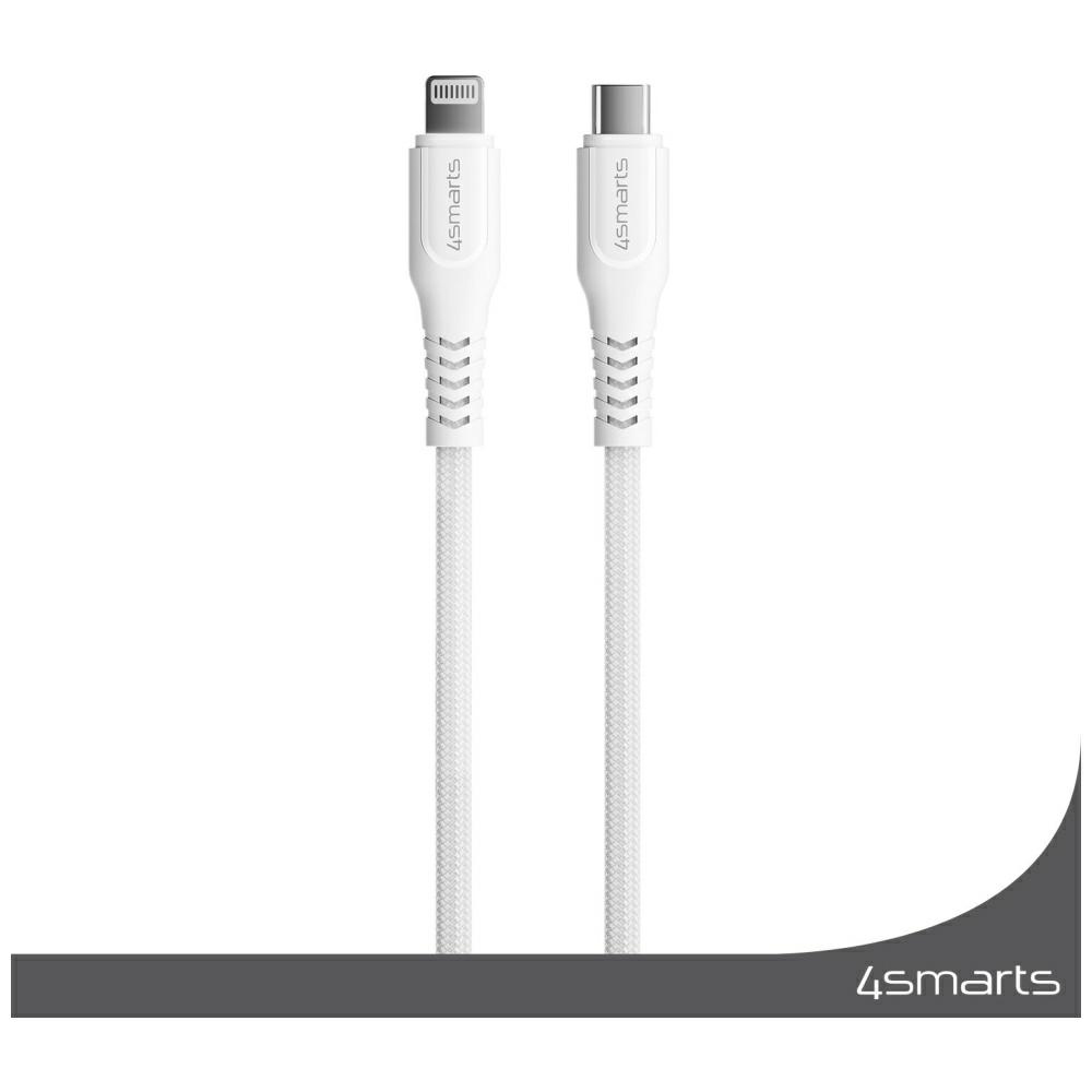 Καλώδιο 4smarts Lightning σε USB-C 30W 1,5m λευκό - Image 3