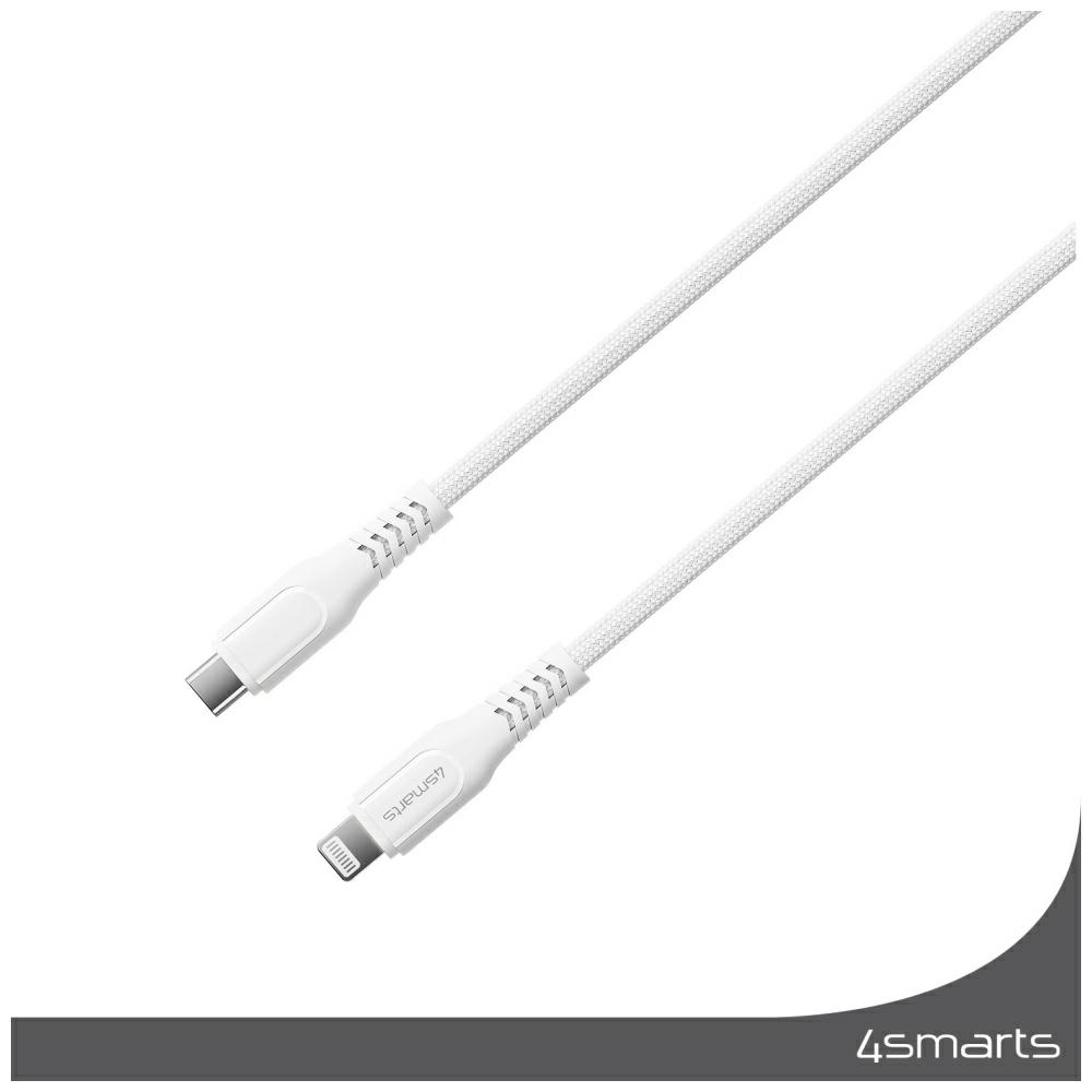 Καλώδιο 4smarts Lightning σε USB-C 30W 1,5m λευκό - Image 4