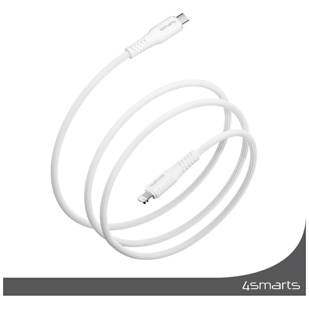 Καλώδιο 4smarts Lightning σε USB-C 30W 1,5m λευκό - Image 5