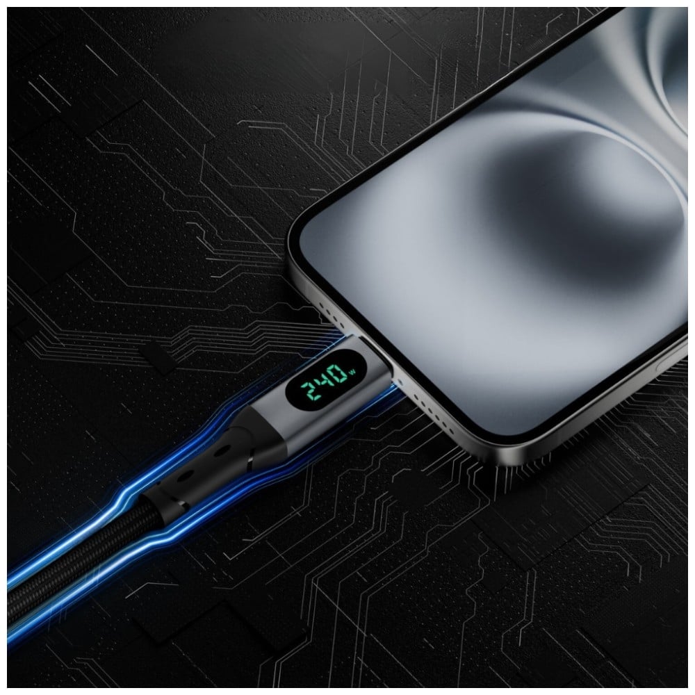 Καλώδιο USB4 4smarts DigitCord 240W 1,5m μαύρο - Image 4