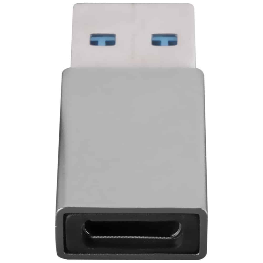 Προσαρμογέας 4smarts Passive USB-A 3.0 σε USB-C 2 τεμ. ασημί - Image 4