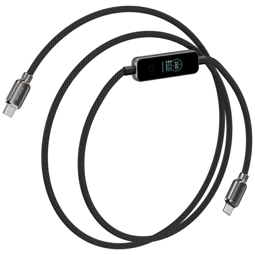 Καλώδιο 4smarts ScreenCord USB-C 240W 1,2 m, μαύρο - Image 4