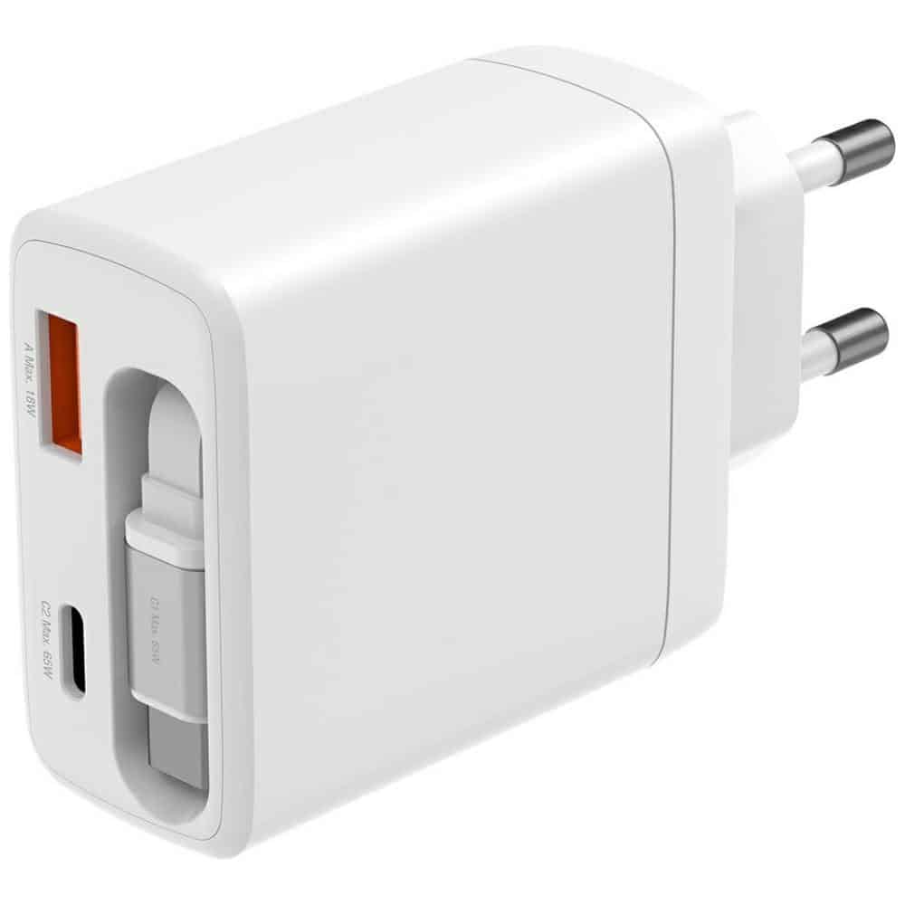 Φορτιστής τοίχου 4smarts PDPlug Slim 65W GaN Jojo λευκός - Image 4