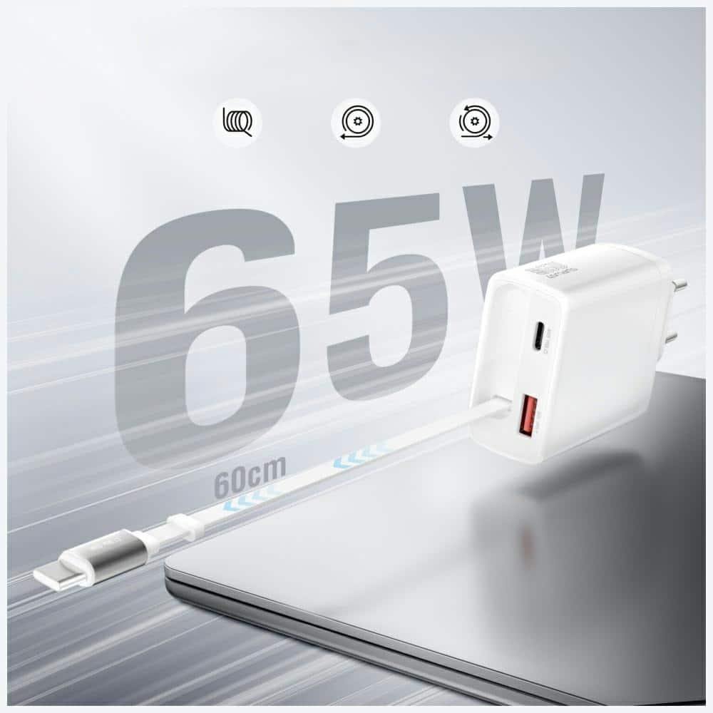 Φορτιστής τοίχου 4smarts PDPlug Slim 65W GaN Jojo λευκός - Image 6
